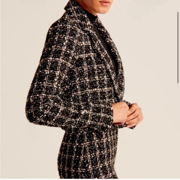 NWT Abercrombie Tweed Blazer - Picture 2 of 7